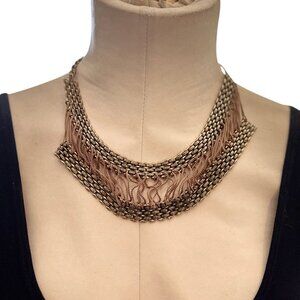 Louise Manna Jewel Corset Silk Thread Necklace